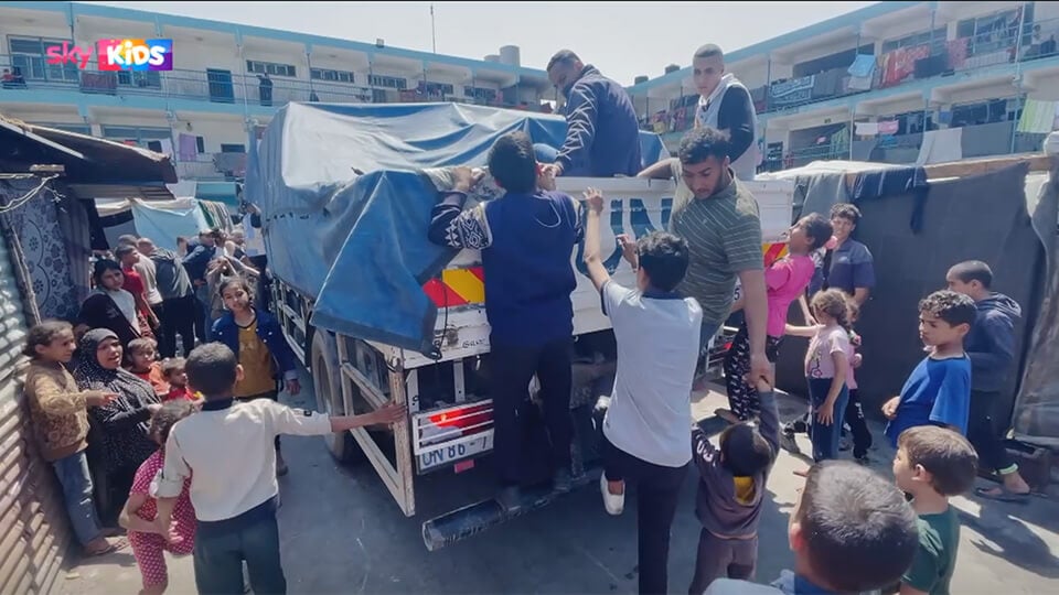 We hear from a Unicef aid work on getting supplies into Gaza.